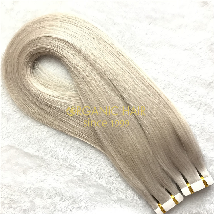 Hot popular color-#60A  for 30 inch tape in hair extension A102